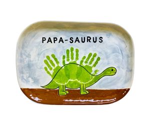 Winter Garden Papasaurus Plate