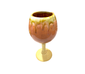 Winter Garden Fall Wine Glass