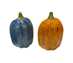 Winter Garden Glazed Fall Pumpkins