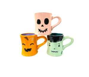Winter Garden Halloween Mini Mugs