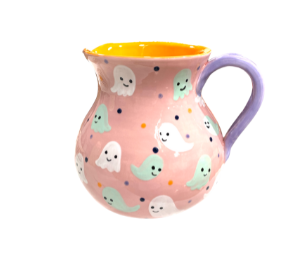 Winter Garden Cute Ghost Pitcher