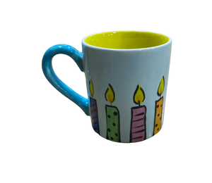 Winter Garden Bright Menorah Mug