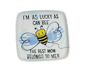 Winter Garden Handprint Bee
