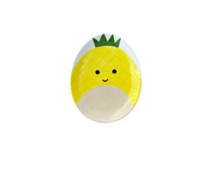 Winter Garden Cartoon Pineapple Plate