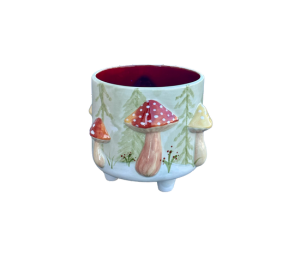 Winter Garden Mushroom Container