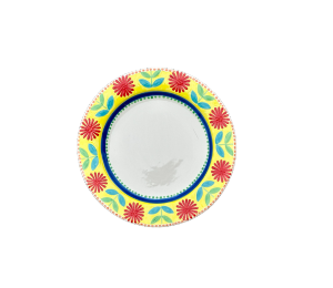 Winter Garden Floral Charger Plate