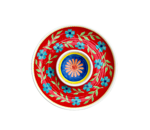 Winter Garden Floral Chip N Dip Bowl