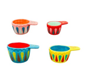 Winter Garden Retro Measuring Cups