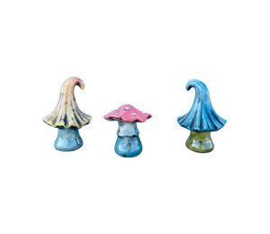Winter Garden Rustic Mushroom Trio