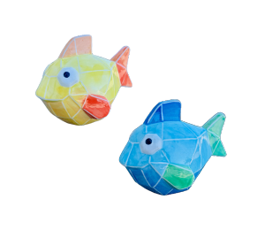 Winter Garden Faceted Fish