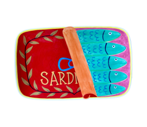 Winter Garden Sardines Dinner Plate