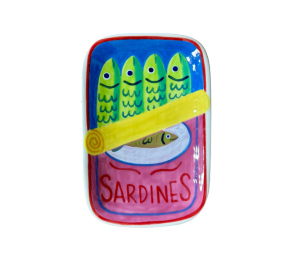 Winter Garden Open Sardines App Plate