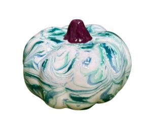Winter Garden Teal Pumpkin